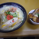 あっぱれ亭 - えびしお＋炙りチャーシューごはん