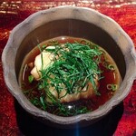 菊鮨 - 鱈の白子の揚げ出し