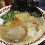 双喜紋 - ラーメン （600円）＋追加トッピング 海苔（50円）