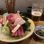 マグロ 日本酒 光蔵 - マグロの刺身盛り合わせ(2-3人前)