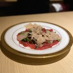 雪月花 たなかさとる - カルパッチョのトリュフかけ