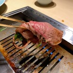 雪月花 たなかさとる - 神戸牛のサーロインの焼きすき