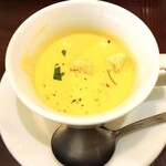 トラットリア ヴィヴァーチェ - 濃厚な温かいスープ♡