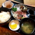 富田屋 - 刺身定食