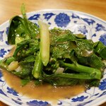 六徳 恒河沙 - カイラン菜の蝦醤炒め