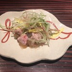 野口太郎 - 香川産まるはげ（カワハギ）キモ ミョウガのサラダ