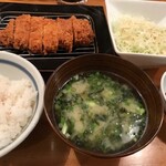 とんかつ かつ寿 - 鹿児島ロース&ヒレかつ定食