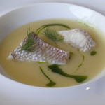 レストラン グースト - 真鯛のヴァプール、ジャガイモのクレマ