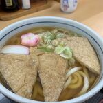 おかだうどん - きつねうどん　¥500(税込)