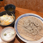 Teuchi Soba Shouan - 本日の丼ぶりとお蕎麦のセット