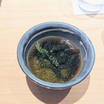 匠 進吾 - 海ブドウとワカメの酢の物