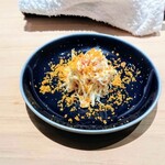 匠 進吾 - 毛ガニに唐墨