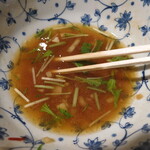 まぜ麺 佑ちゃん - 〆のスープ割り