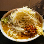 豚星。 - 味噌  ニンニク少し、辛味玉少し