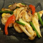 中華 こまめや - エビのXO醤炒め