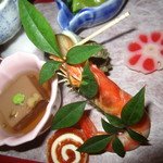 本家伴久 - 前菜（季節の前菜数種）