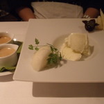 トラットリア スペランツァ エッセ - 梨のコンポート