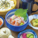 Thrice delicious!! Seafood hitsumabushi