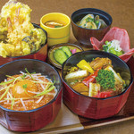 Yokubari three color bowl