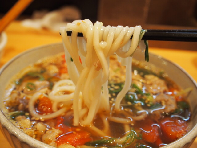 Curry Udon to Motsu-nabe Izakaya no Mise Hare Musubi photo 3