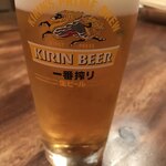 かき鮮 海風土 - ビールで乾杯