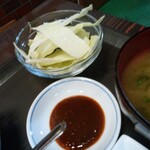 焼肉たてがみ - 鉄砲もつ煮定食850円