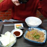 鉄砲もつ煮定食850円