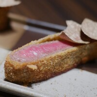 焼肉うしごろ 銀座並木通り店 - 牛ヒレカツのトリュフ添え