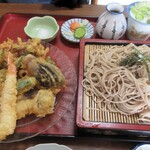 江戸家 - 天ざるそば　900円