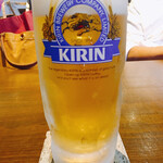 和の中 - ハートランド樽詰め生ビール 中ジョッキ 480円