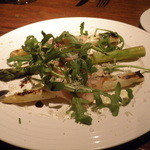 トラットリア スペランツァ エッセ - ホワイトアスパラとグリーンアスパラと生ハム