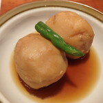 一心 - 新潟県産もちもち砂里芋の煮っころがし￥580