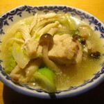 心人 - 鶏のコラーゲン鍋。　　　　　2019.12.06