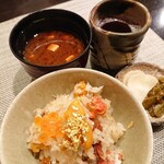 禅紫 - ウニとセイコガニの炊き込みご飯