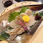 禅紫 - 平貝のお刺身