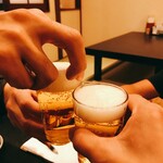 すし政 - 乾杯♪