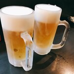 寅屋 大阪天満店 - 生ビール