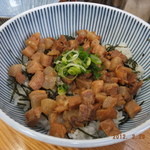 ひかり食堂 - 豚めしです。2012-02-29訪問時。