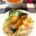 イルキャンティ京都 - セットのサラダ＆スープ（ビュッフェ）