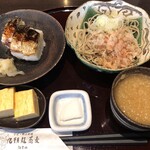 Kuzuryuu Soba - (冷)越前おろし蕎麦＋焼き鯖寿し(出汁巻玉子付き) 1,050円