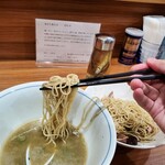 中華そば 西川 - 味付け替玉＋スープ