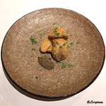 カーサ・デル・チーボ - ﾌﾚｯｼｭﾎﾟﾙﾁｰﾆ茸のﾌﾘｯﾄ