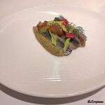 カーサ・デル・チーボ - 鰯と焼茄子のﾃﾘｰﾅ