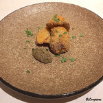 カーサ・デル・チーボ - ﾌﾚｯｼｭﾎﾟﾙﾁｰﾆ茸のﾌﾘｯﾄ