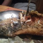 あぐん茶 - 地元のお魚をオリーブオイルで唐揚げに