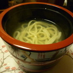 紅梅亭 - 朝食　釜揚げうどん