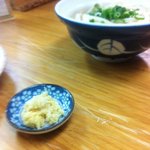 純手打ち讃岐うどん 綾 - しょうがは頼めばタダで出てくる