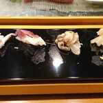 小判寿司 - ホッキ貝、ヒモ