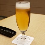 ホテルエミオン東京ベイ 日本料理 Kai - 生ビール(800円)