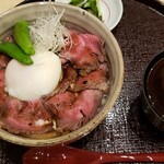 ホテルエミオン東京ベイ 日本料理 Kai - ローストビーフ丼(2,400円)